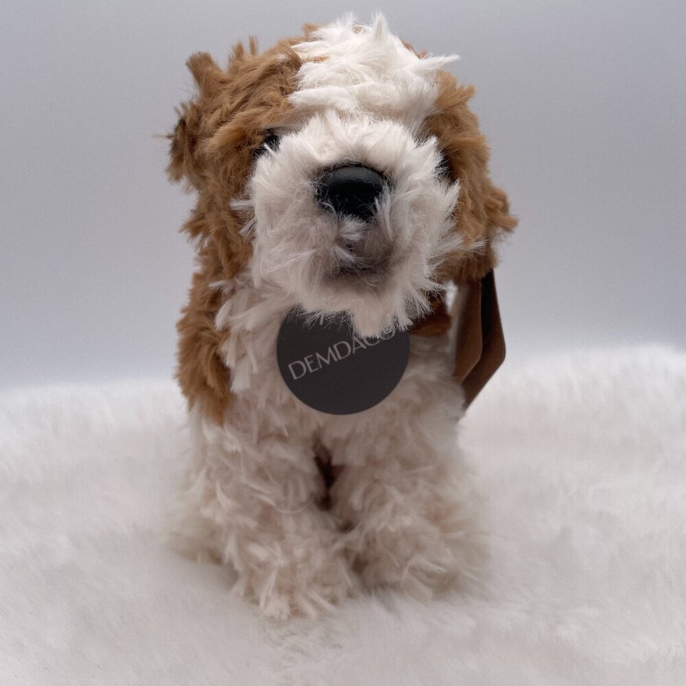 Demdaco Top Dog‎ Plush Cinnamon the Maltipoo Dog 5” Stuffed Animal Plushie